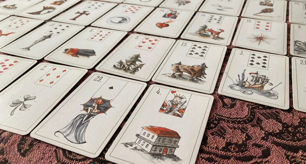 Tirada Grand Tableau del Oráculo Lenormand
