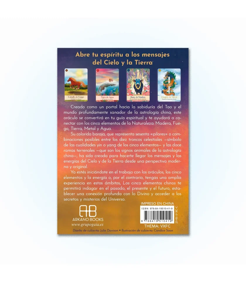 Carta del Oráculo Cinco Elementos Chinos