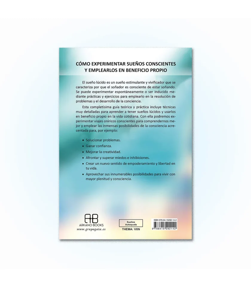 Contraportada del libro La Exploración de los sueños lúcidos