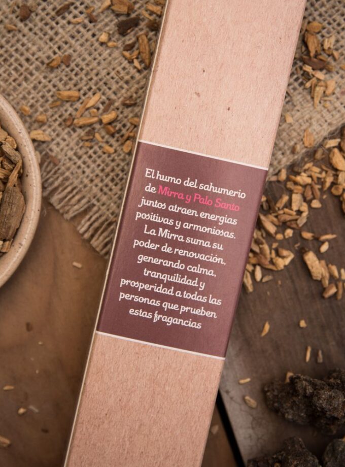 Incienso de palo santo con mirra