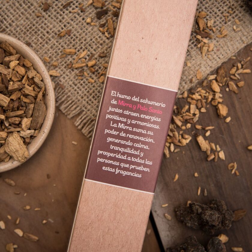 Incienso de palo santo con mirra