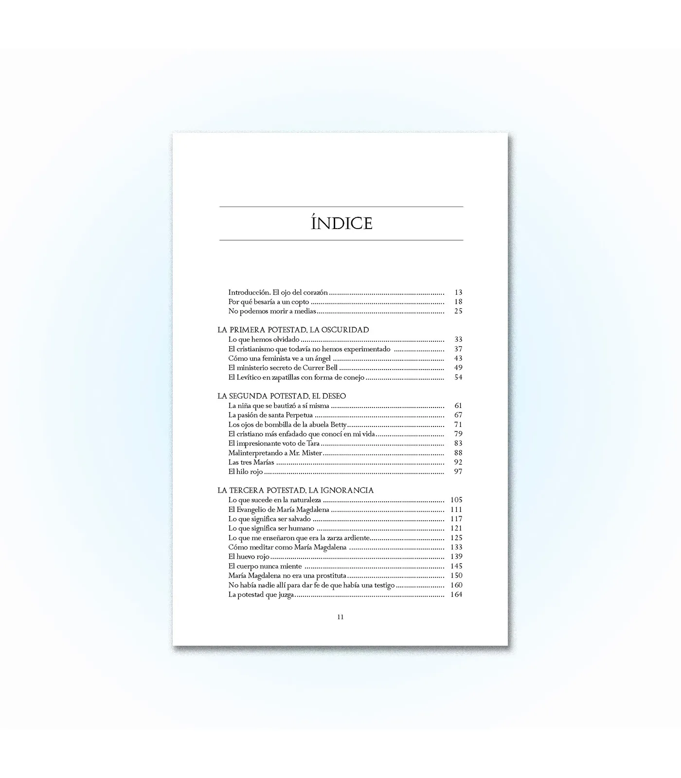 Índice del libro María Magdalena revelada