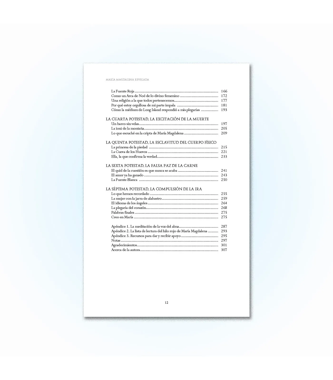 Índice del libro María Magdalena revelada