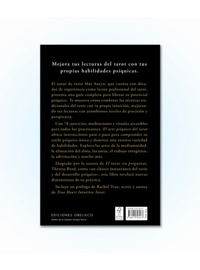 Contraubierta del libro El arte psíquico del tarot
