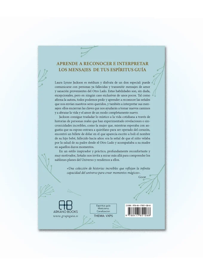 Contracubierta del libro Señales