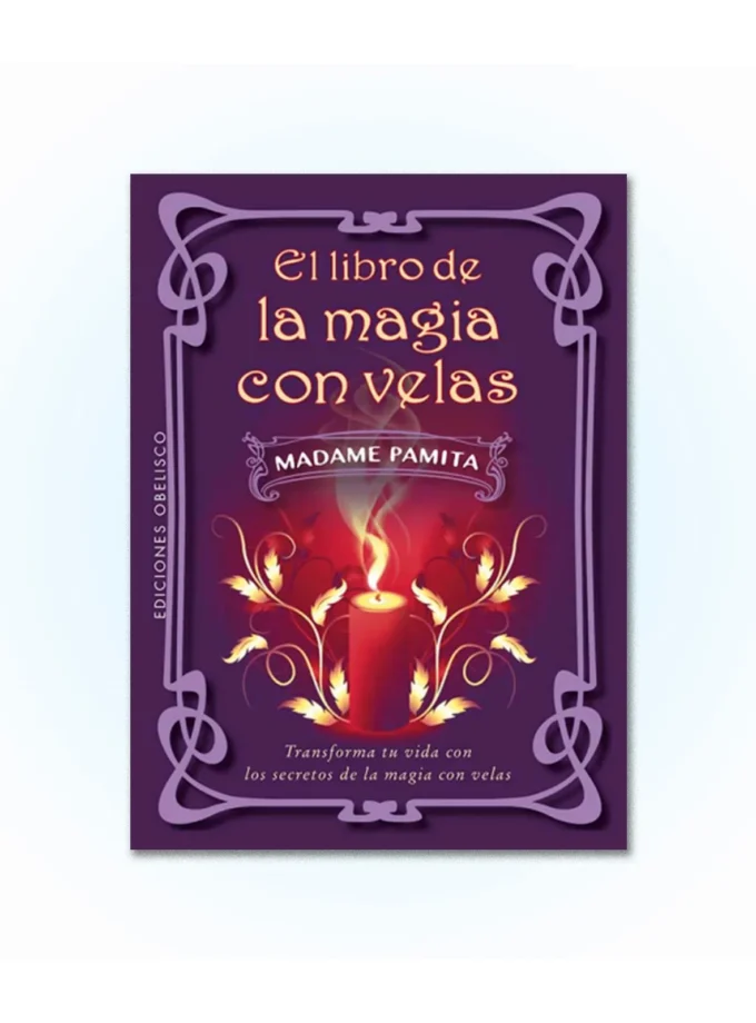 libro de la magia con velas